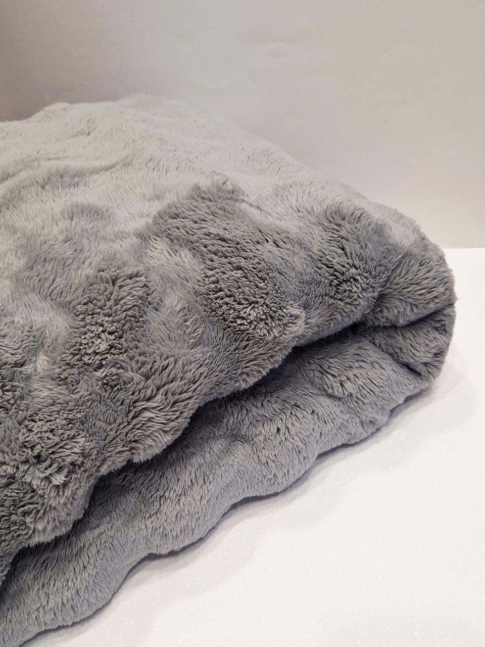 Плед-покрывало флисовый Colorful Home Шторм 200х220 см Серый (1435) - фото 2