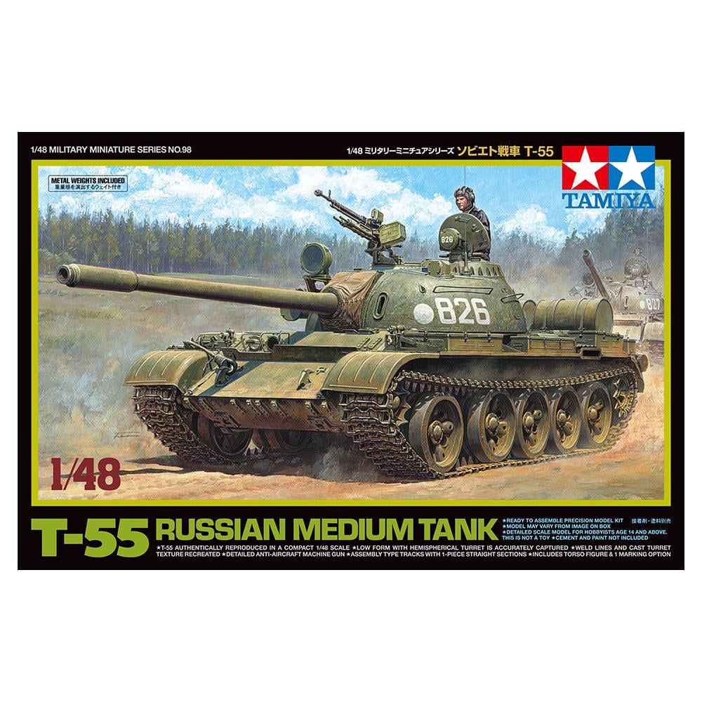Збірна модель Tamiya танк 1:48 T-55 (32598-000)