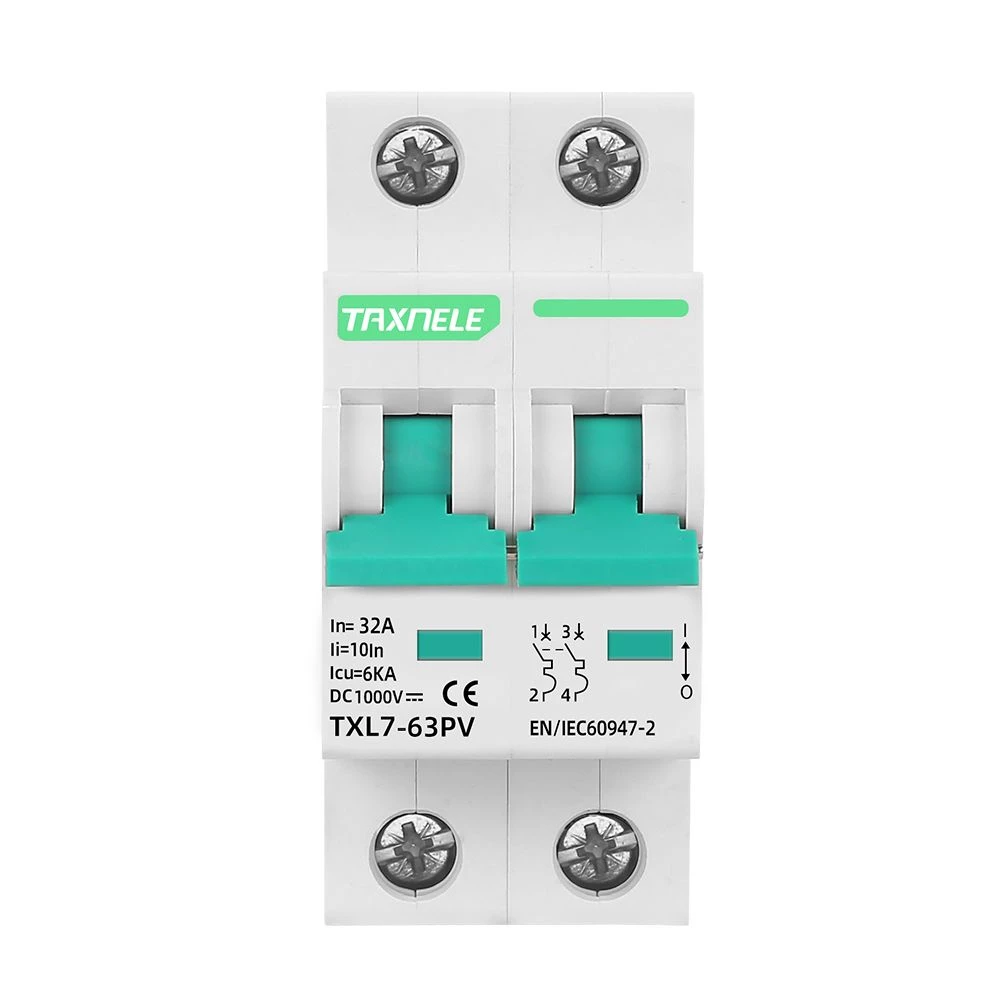 Выключатель постоянного тока DC Circuit Breaker Taxnele TXL7-63PV DC 63А 1000V автоматический