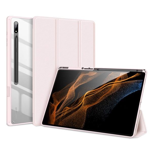 Чехол-книжка Dux Ducis Toby Series для Samsung Galaxy Tab S8 Ultra 14,6'' X900/X906 Pink (6934913024065) - фото 1