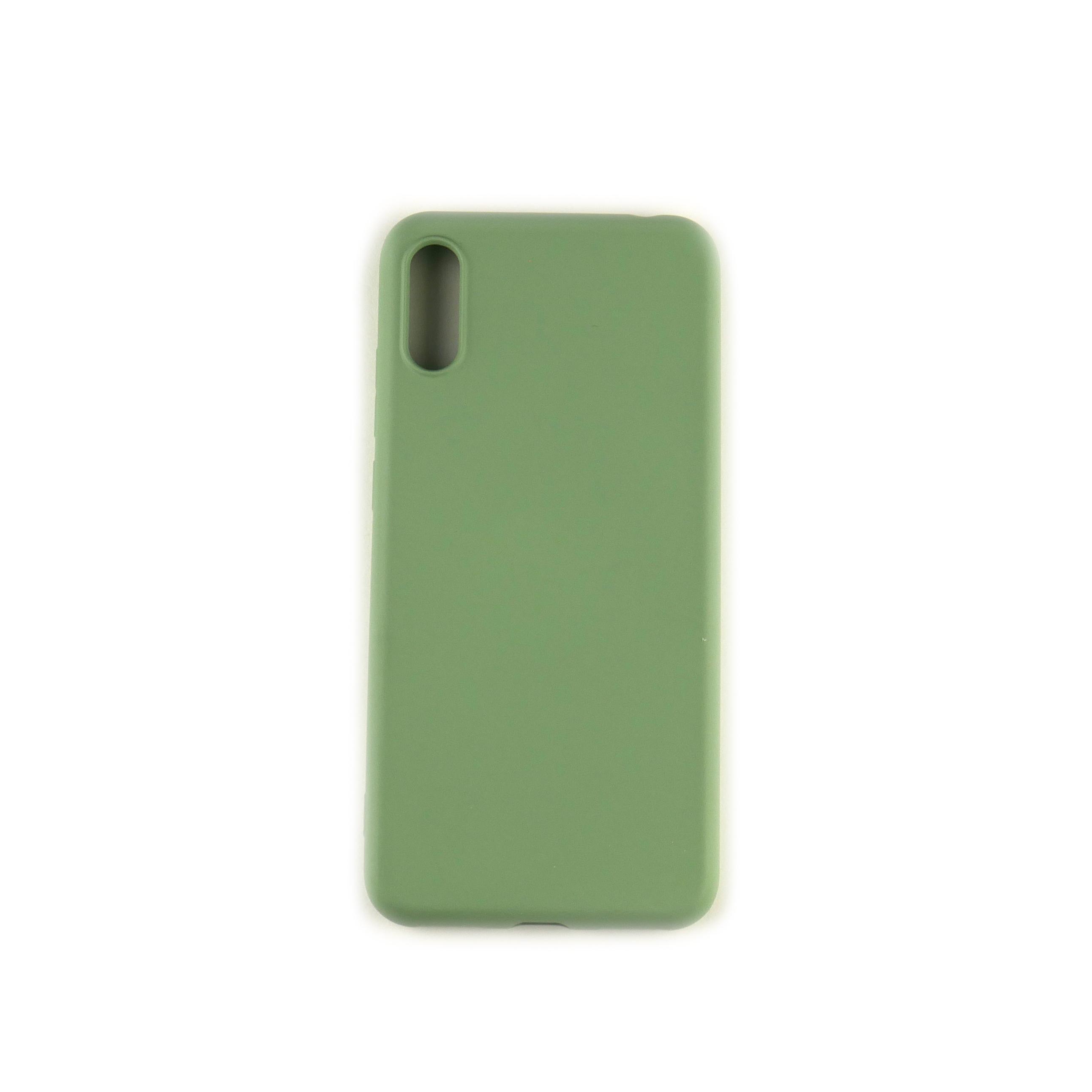 Чехол Silicone Case Full Cover Huawei Enjoy 9e Зеленый