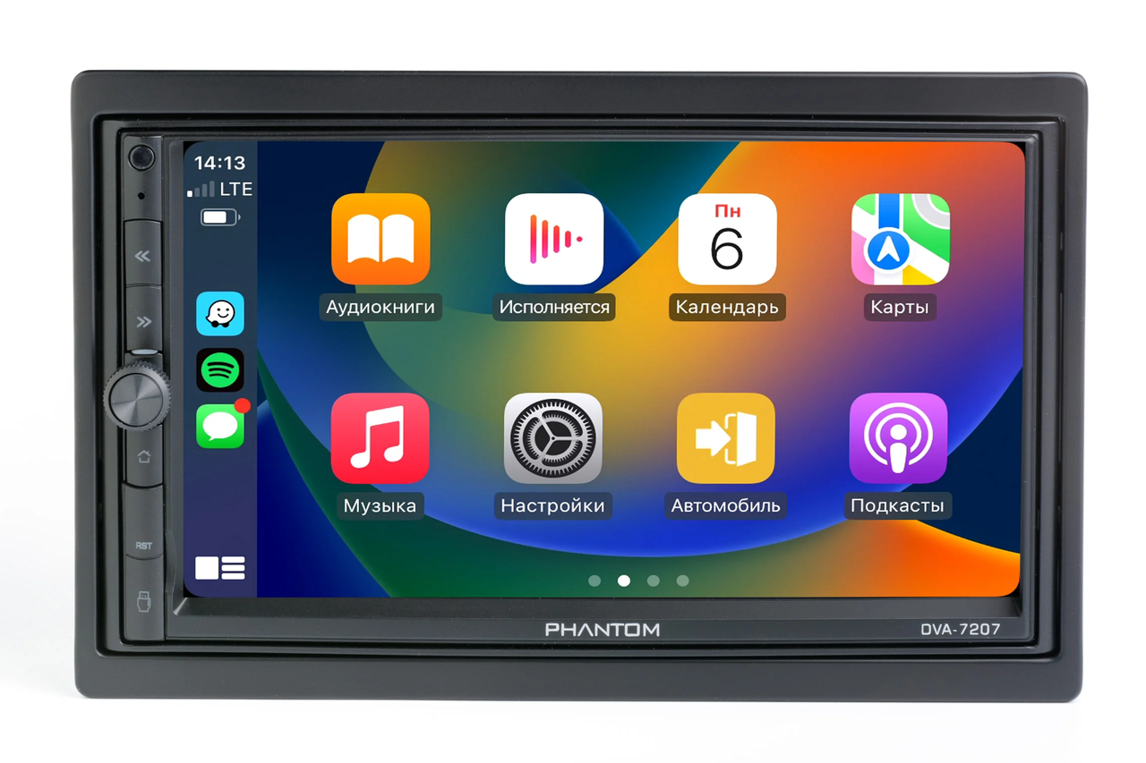 Автомагнитола Phantom 2DIN CarPlay/AndroidAuto DVA-7207 ANDROID 10 2/16Gb (4309) - фото 8