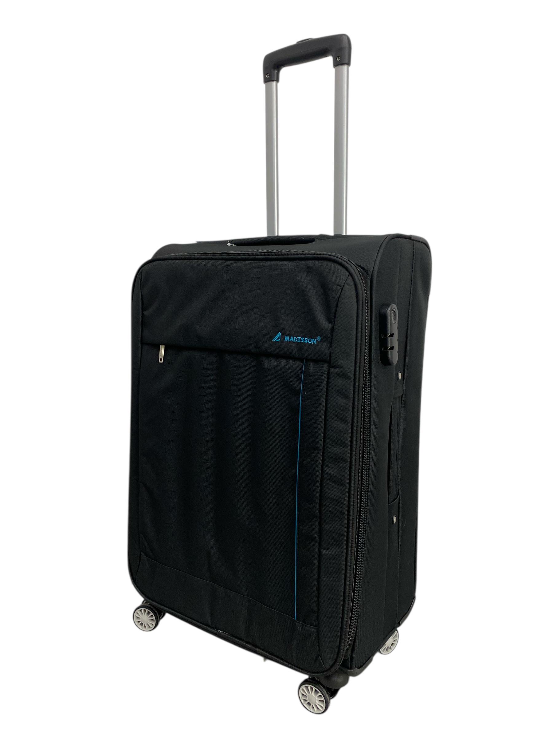 Чемодан средний Madisson Snowball 35703 полиэстер М Черный - фото 7 Чемодан средний Madisson Snowball 35703 полиэстер М Черный - фото 7