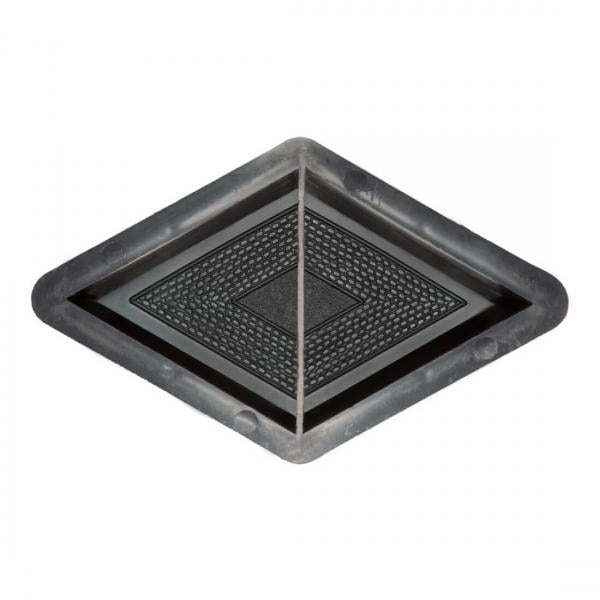 Форми для тротуарної плитки Верес-2007 Ромб малий мозаїка половинки поперечні 45 мм (11206-2497)