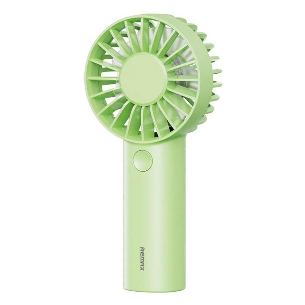 Вентилятор портативный Remax RS-SF06 настольный/ручной с аккумулятором 1200 mAh Green (000521)