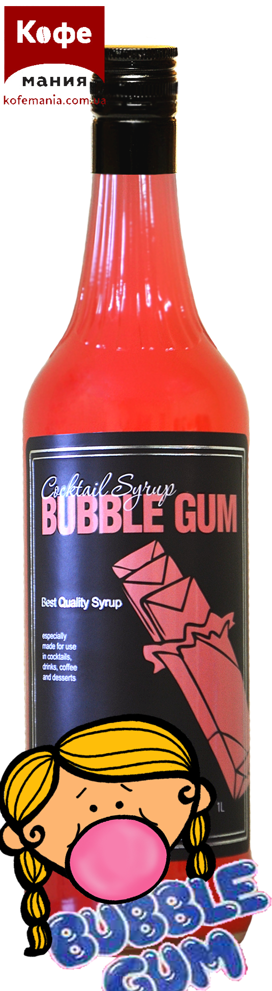 Сироп Barlife BubbleGum (976) - фото 2 Сироп Barlife BubbleGum (976) - фото 2
