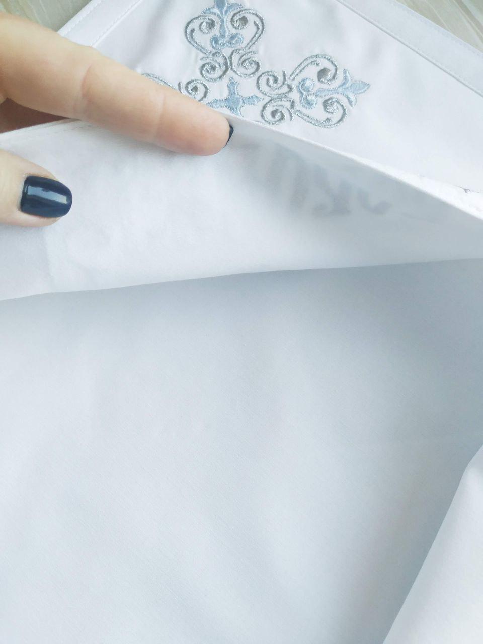 Набір для хрещення іменний Світла любов без мережива сатинова крижма/мішечки для локону та зберігання (2172708168) - фото 5