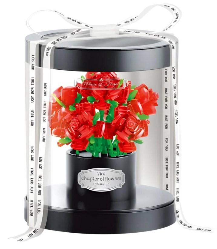 Конструктор Royal Red Bouquet серия Floral Luxury Красные розы с ракушками в сумке 520 деталей (2104619299) Конструктор Royal Red Bouquet серия Floral Luxury Красные розы с ракушками в сумке 520 деталей (2104619299)