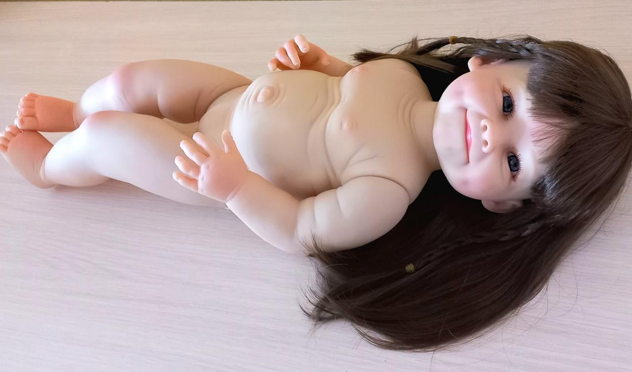 Кукла Reborn Кристина винил-силиконовая с соской/бутылочкой 55 см (1675803404) - фото 6 Кукла Reborn Кристина винил-силиконовая с соской/бутылочкой 55 см (1675803404) - фото 6