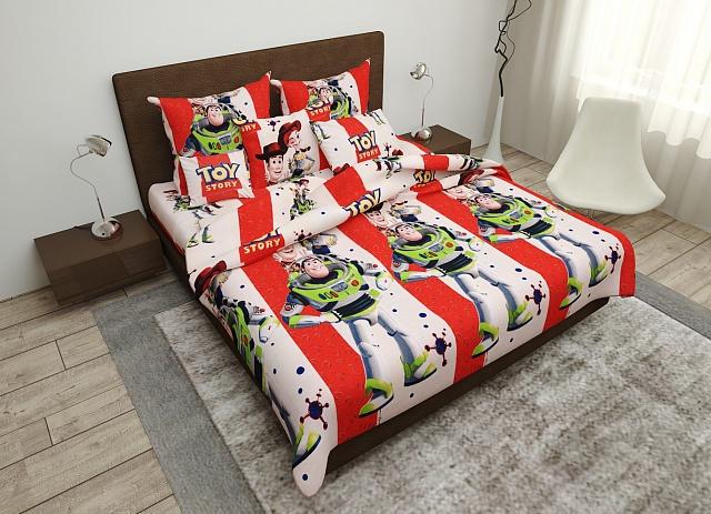 Комплект постельного белья Family подростковый История игрушек 4301 бязь голд 9982180 (DR013097)