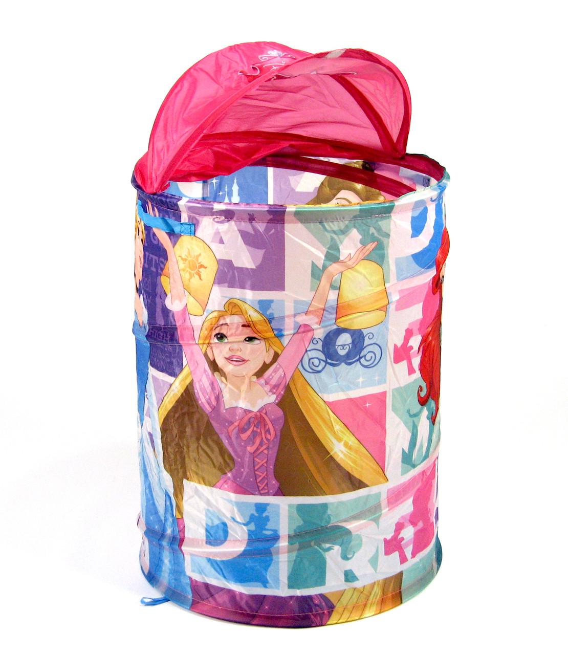 Корзина для игрушек 3518 Принцессы Диснея в сумке с застежкой - фото 3 Корзина для игрушек 3518 Принцессы Диснея в сумке с застежкой - фото 3