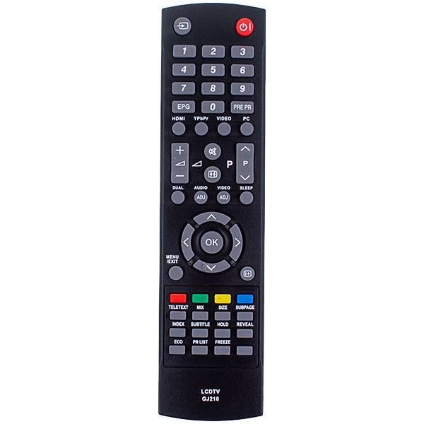 Пульт дистанционный GJ210 для телевизора Sharp LC-19S7RU/LC-26S7E/LC-32S7RU/LC-42SB55 (00000013534)