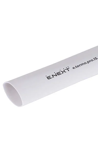 Изоляционная трубка термоусадочная E.NEXT e.termo.pro.15,4.5,2.White Ø 15,4/5,2 мм с клеевым слоем 1 м Белый (p092037)