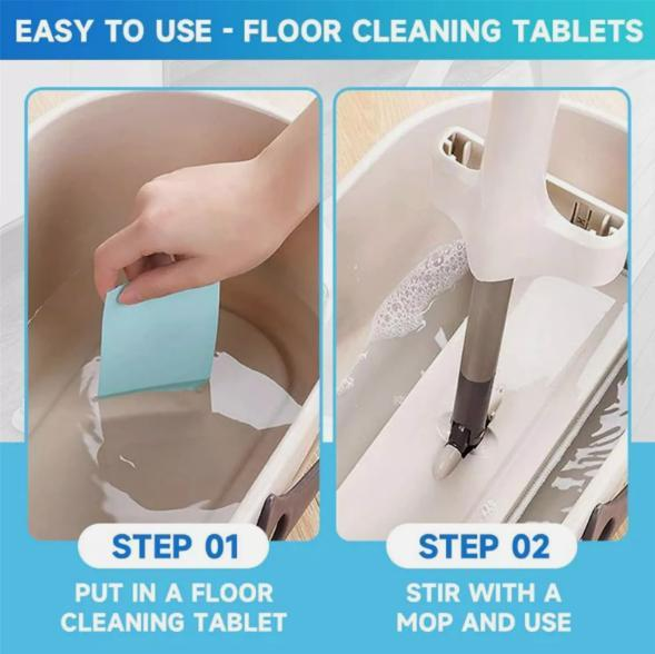 Пластины для уборки и мытья XIAOJING Multi effect flool cleaning slice 30 шт. (0120202) - фото 11