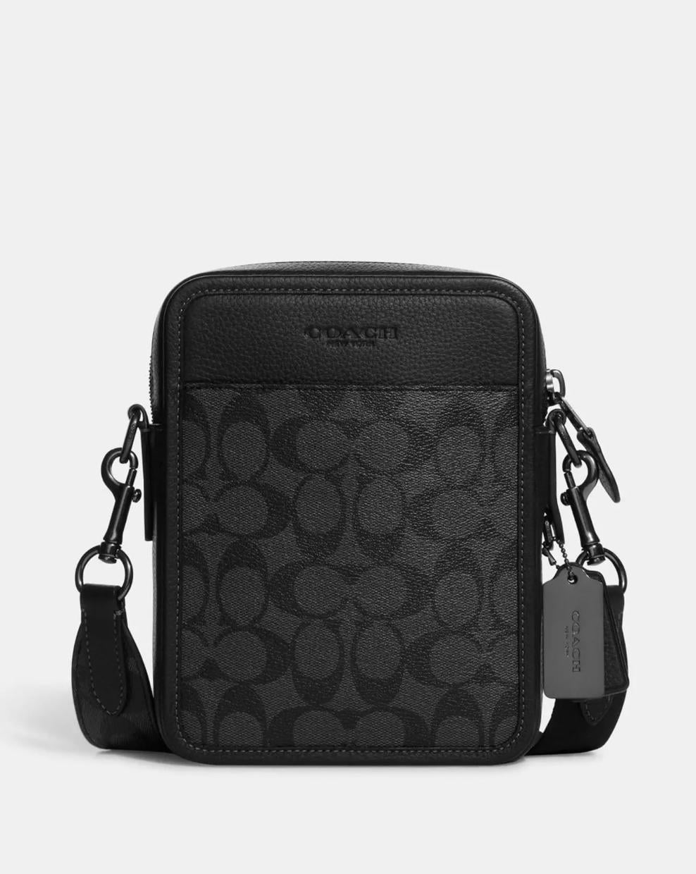 Сумка мужская Coach Sullivan Crossbody In Signature Canvas Charcoal/Black (511287)