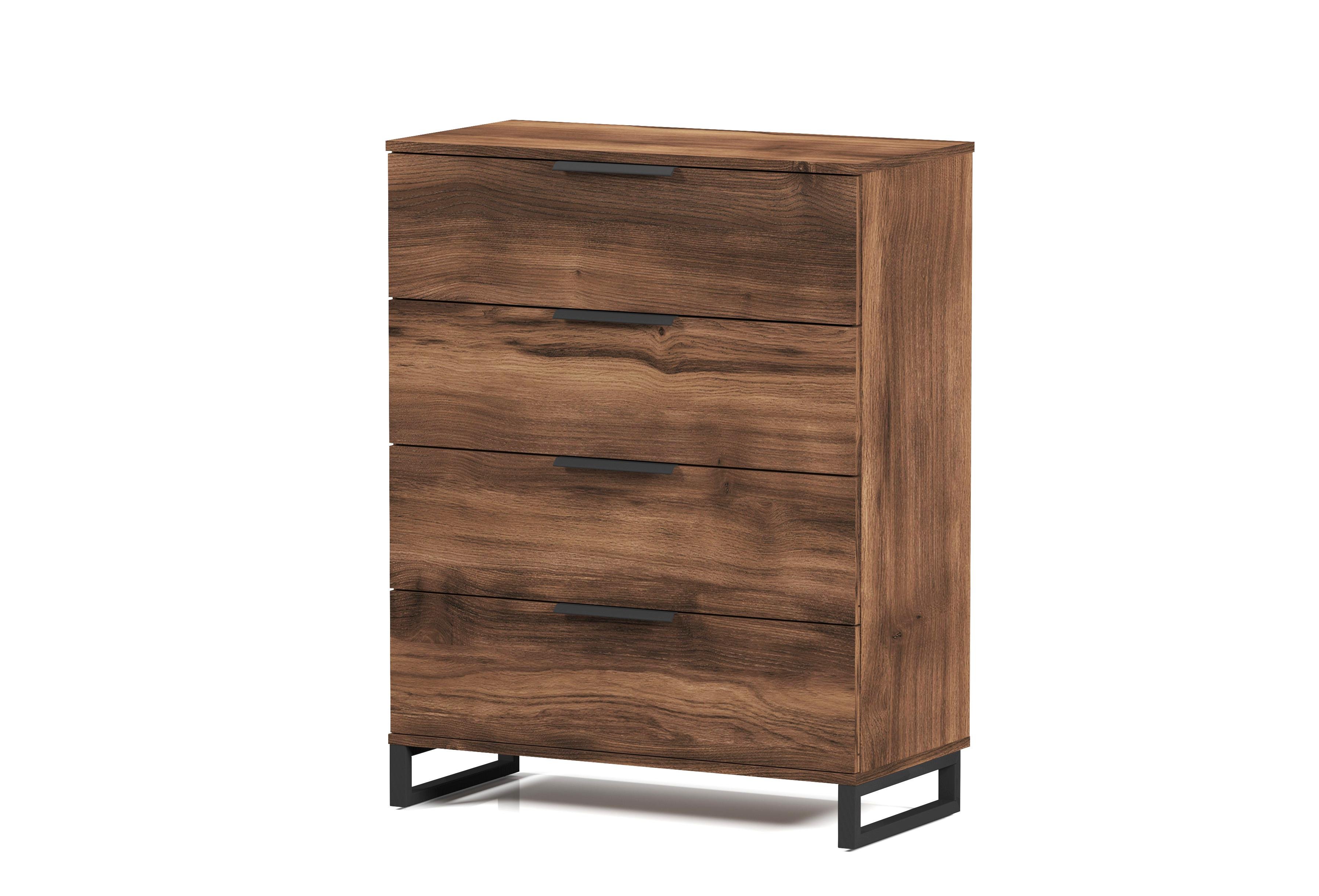 Комод Orange-Line Мартін 800 Дуб бароко рістретто/Чорний (408916)