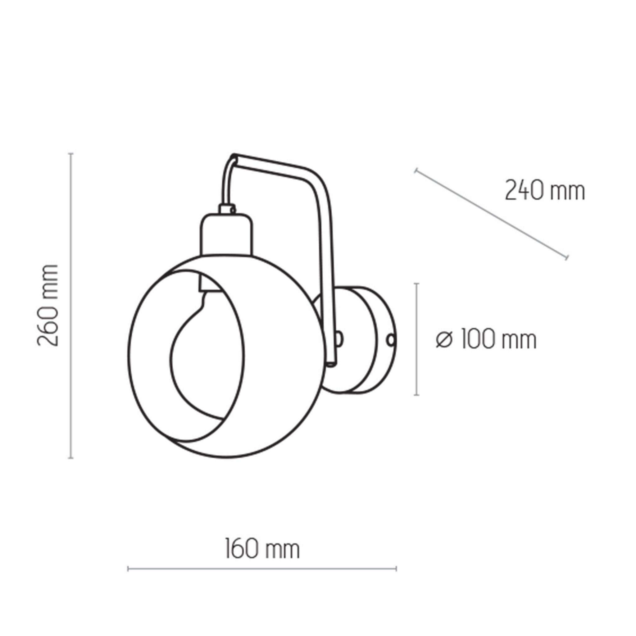 Бра TK Lighting Cyklop 2750 Black - фото 4