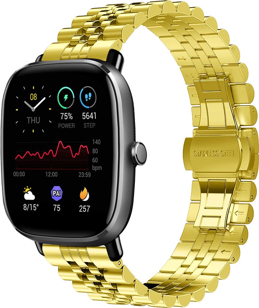 Браслет металлический Stech для Amazfit GTS 2 mini Gold (26976-2A)