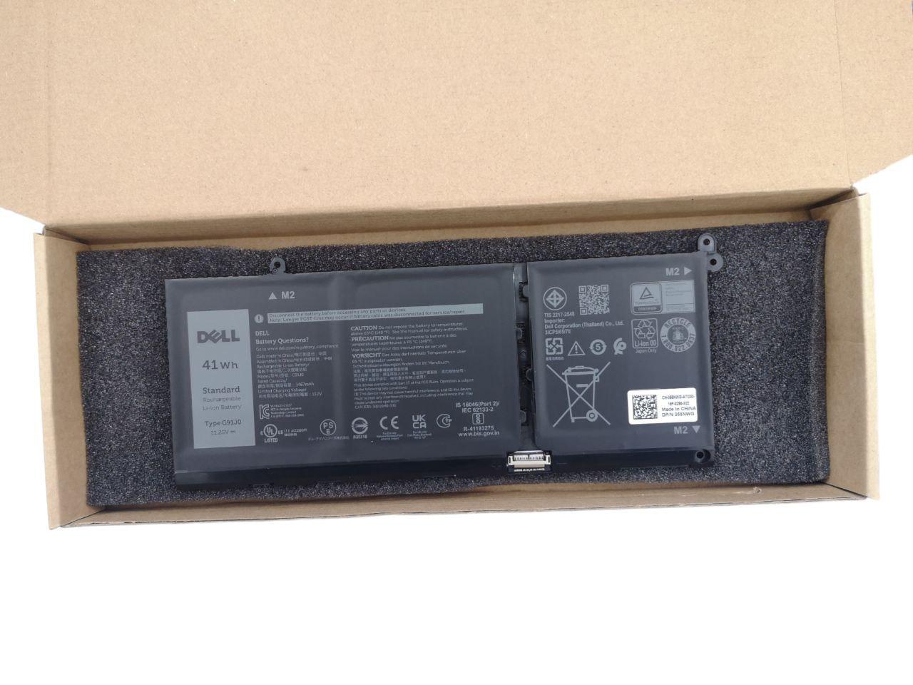 Аккумулятор для Dell Latitude 3320/3520/3420/Inspiron 15 5510/5410/3510/3515/G91J0 3467 mAh 41Wh (21999792)