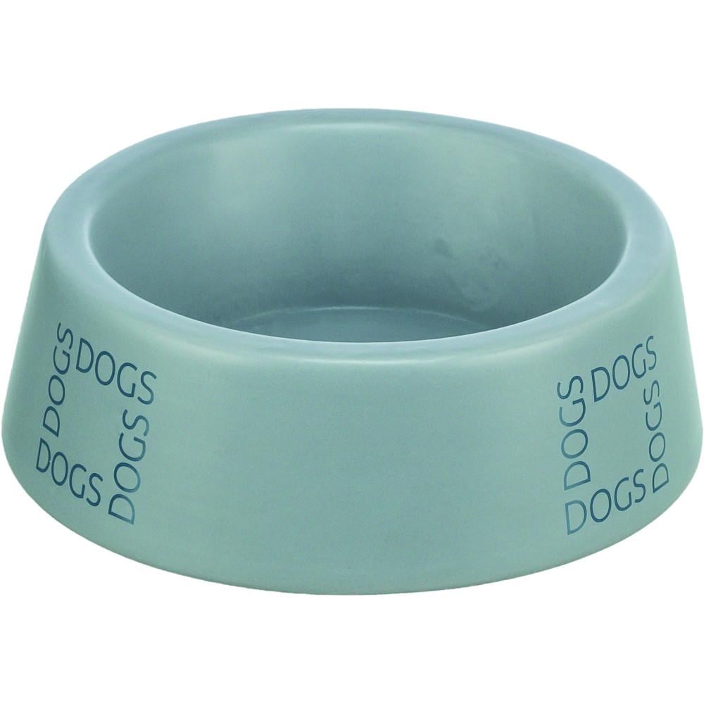 Миска Trixie керамическая для собак 0,4 л 16 см Серо-голубой (4047974252246)