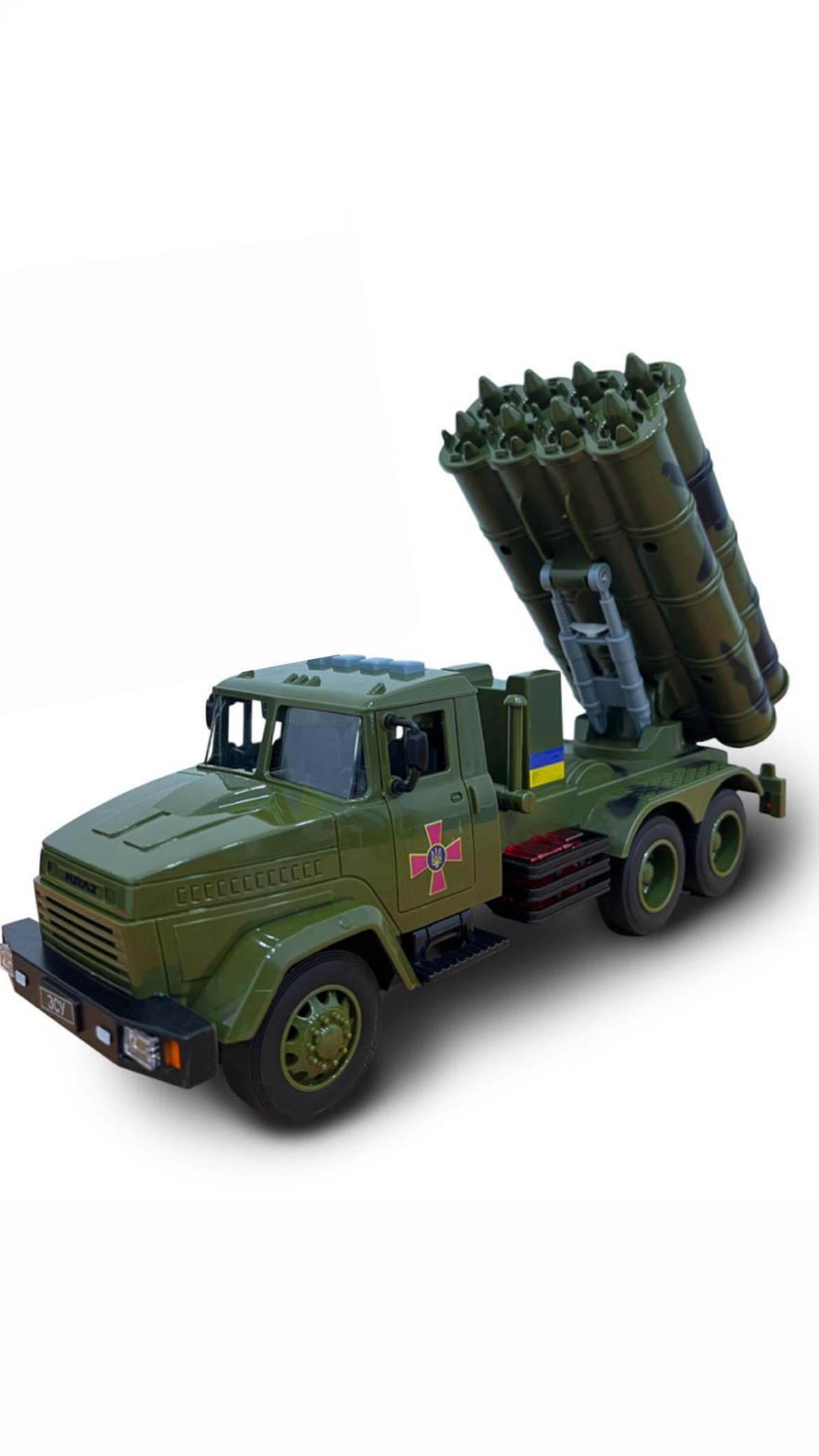 Игрушечная военная машина Автопром КРАЗ 20х17х11 см (DN-KR-2202-04)