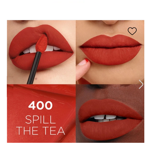 Помада губная жидкая L'Orеal Paris Infaillible Matte Resistance 400 Spill The Tea матовая 5 мл (2519376713) - фото 2 Помада губная жидкая L'Orеal Paris Infaillible Matte Resistance 400 Spill The Tea матовая 5 мл (2519376713) - фото 2