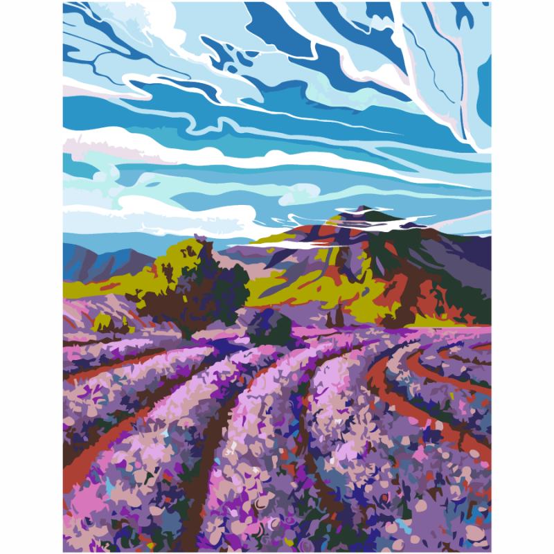 Картина по номерам Rosa Сказочный пейзаж 35х45 см (Az-261122)