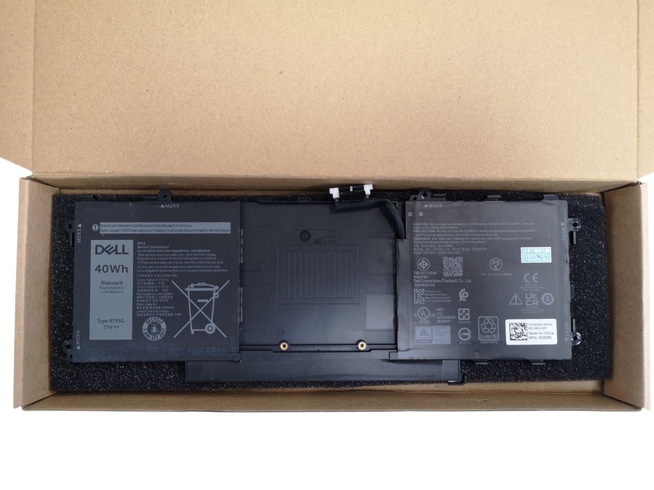 Акумулятор для Dell Latitude 9440/9450 2-in-1/75X16/04D5R/43D5R/97Y5G 5065 mAh 40 Wh (33501658)