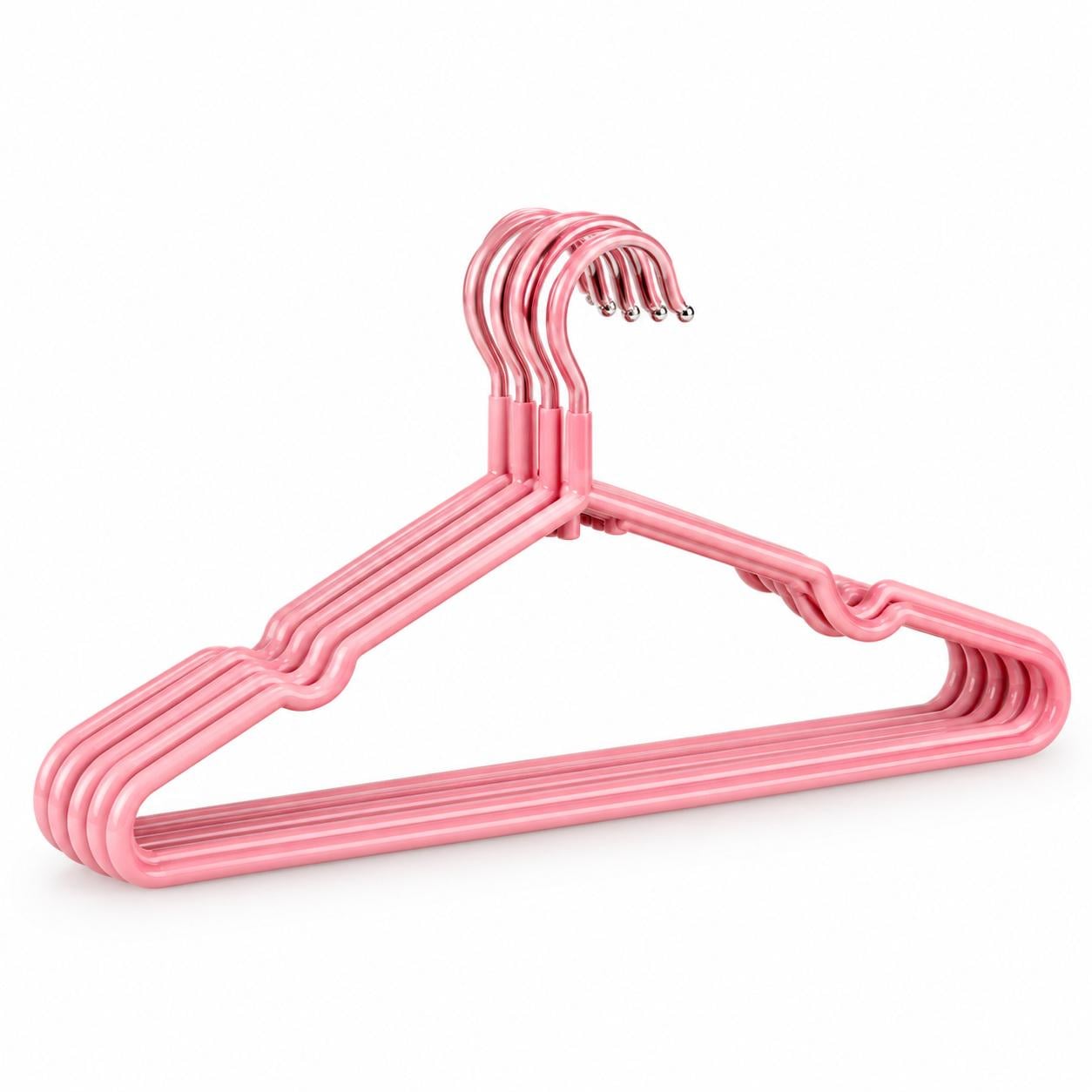 Вішалка антиковзна металева з пластикова покриттям Econom 43,5x22 см 10 шт. Pink (31912) Вішалка антиковзна металева з пластикова покриттям Econom 43,5x22 см 10 шт. Pink (31912)