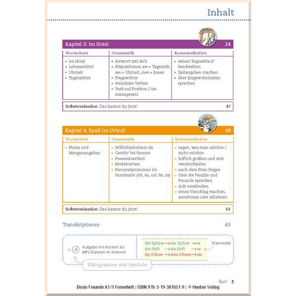 Книга Beste Freunde A1.1 Ferienheft - фото 3