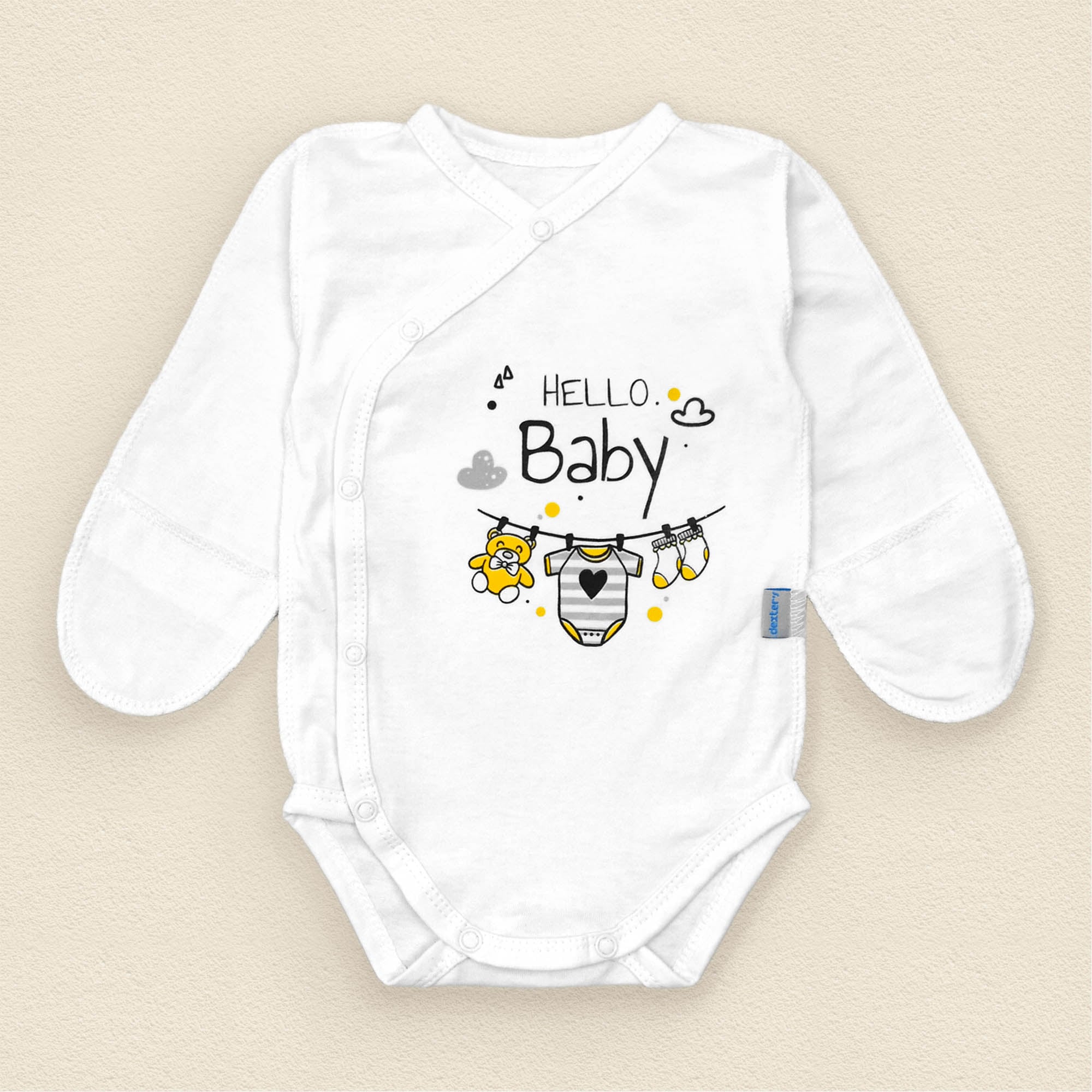 Боди Dexter’s Hello baby 62 см Белый (131591468624)