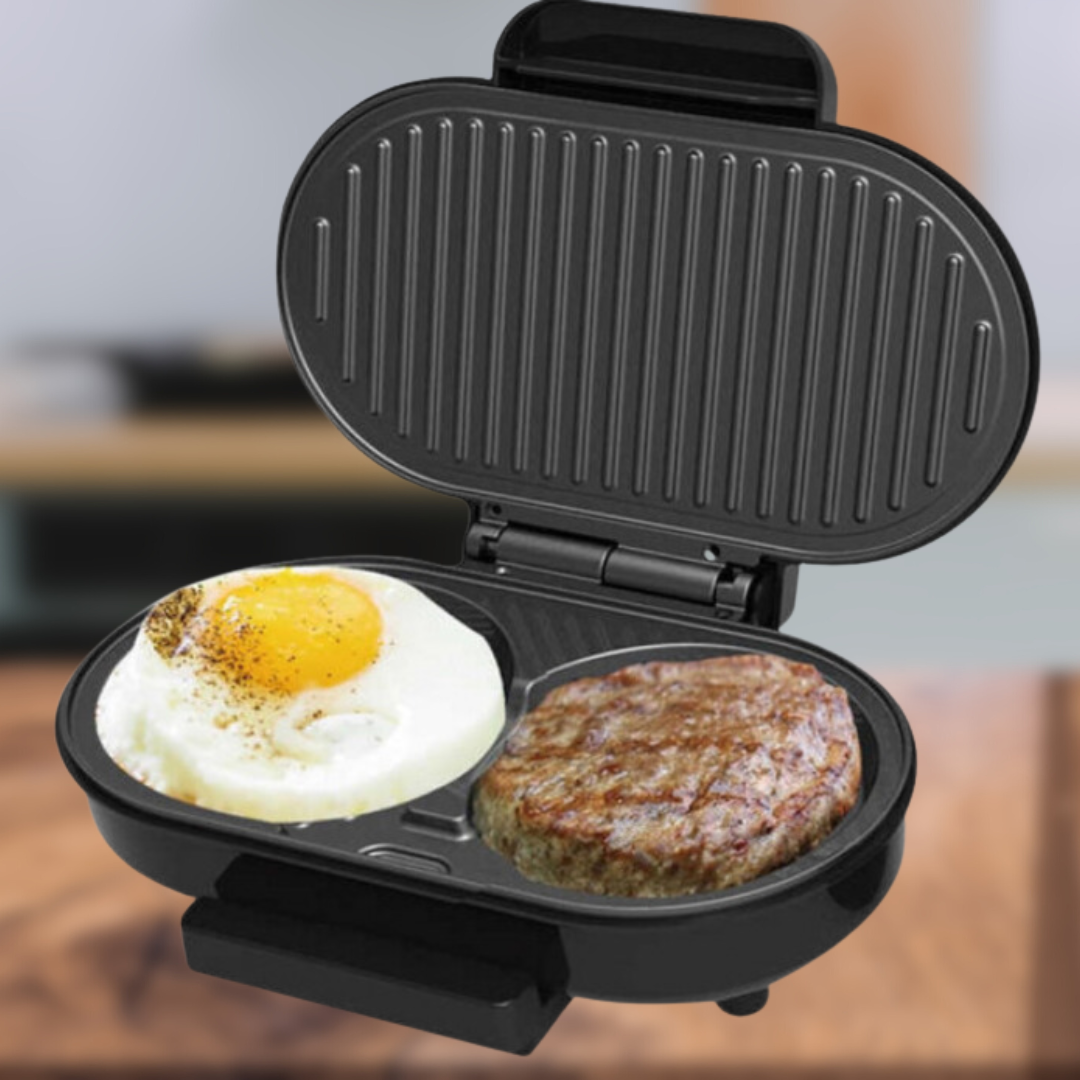 Гриль-котлетниця Hamburger Maker DSP з індикатором готовності та живлення 750 Вт (K1124-C) - фото 2