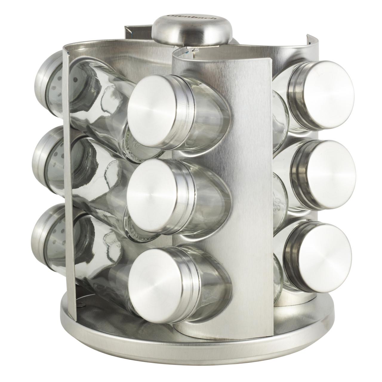 Набір ємностей Ofenbach для спецій 12 шт на підставці для сервірування столу (KM-101000)