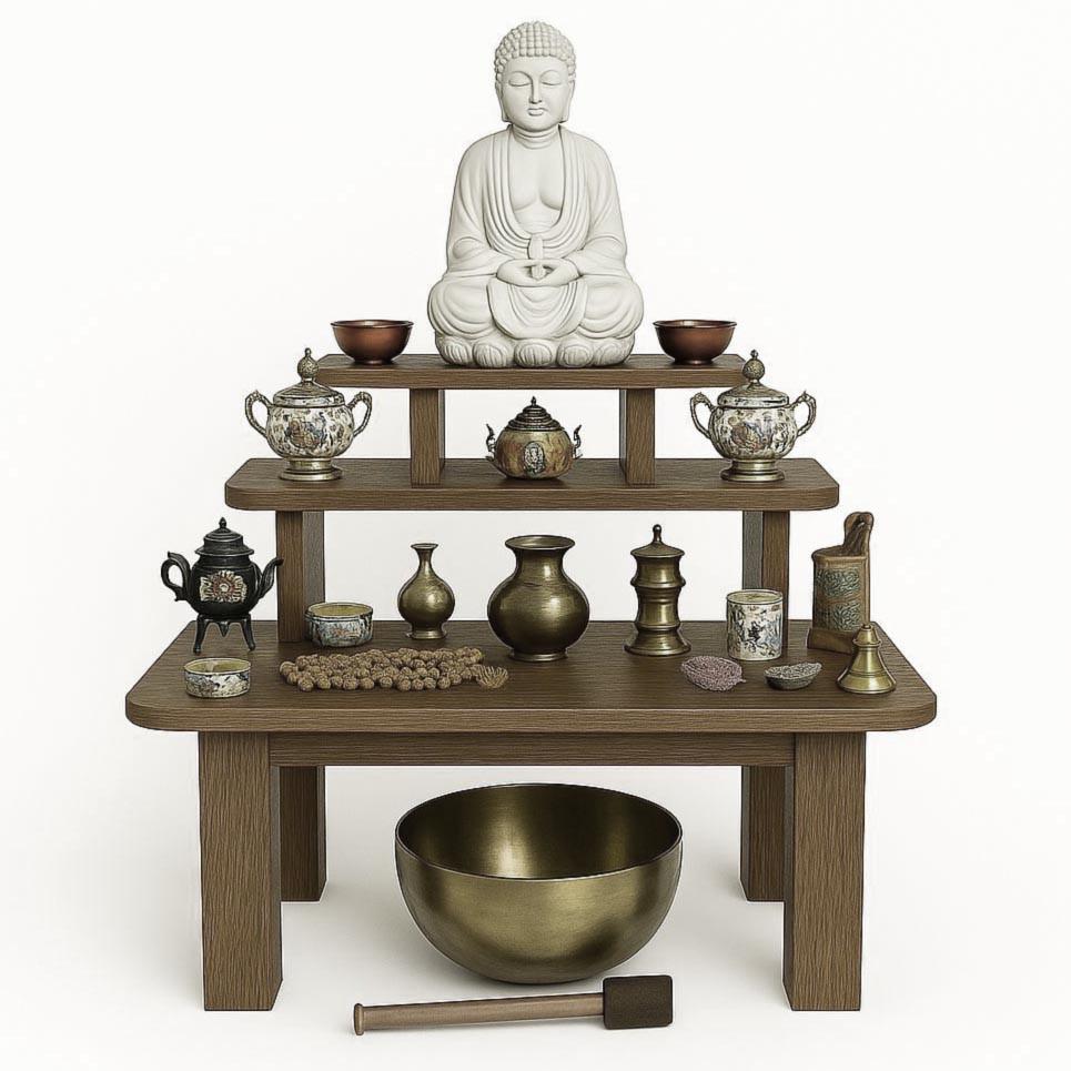 Алтарь для медитации из дерева Ориоши Палисандр (ЛАТ-015802)