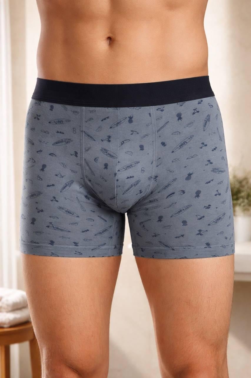 Трусы-боксеры мужские BAYKAR М р. 44-46 Темно-серый (1452-512)