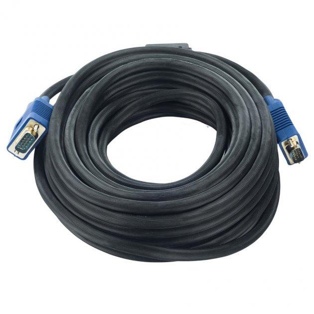 Кабель мультимедийный ProfCable2-1000 VGA Plug to VGA Plug 10 м Черный (566547) - фото 2