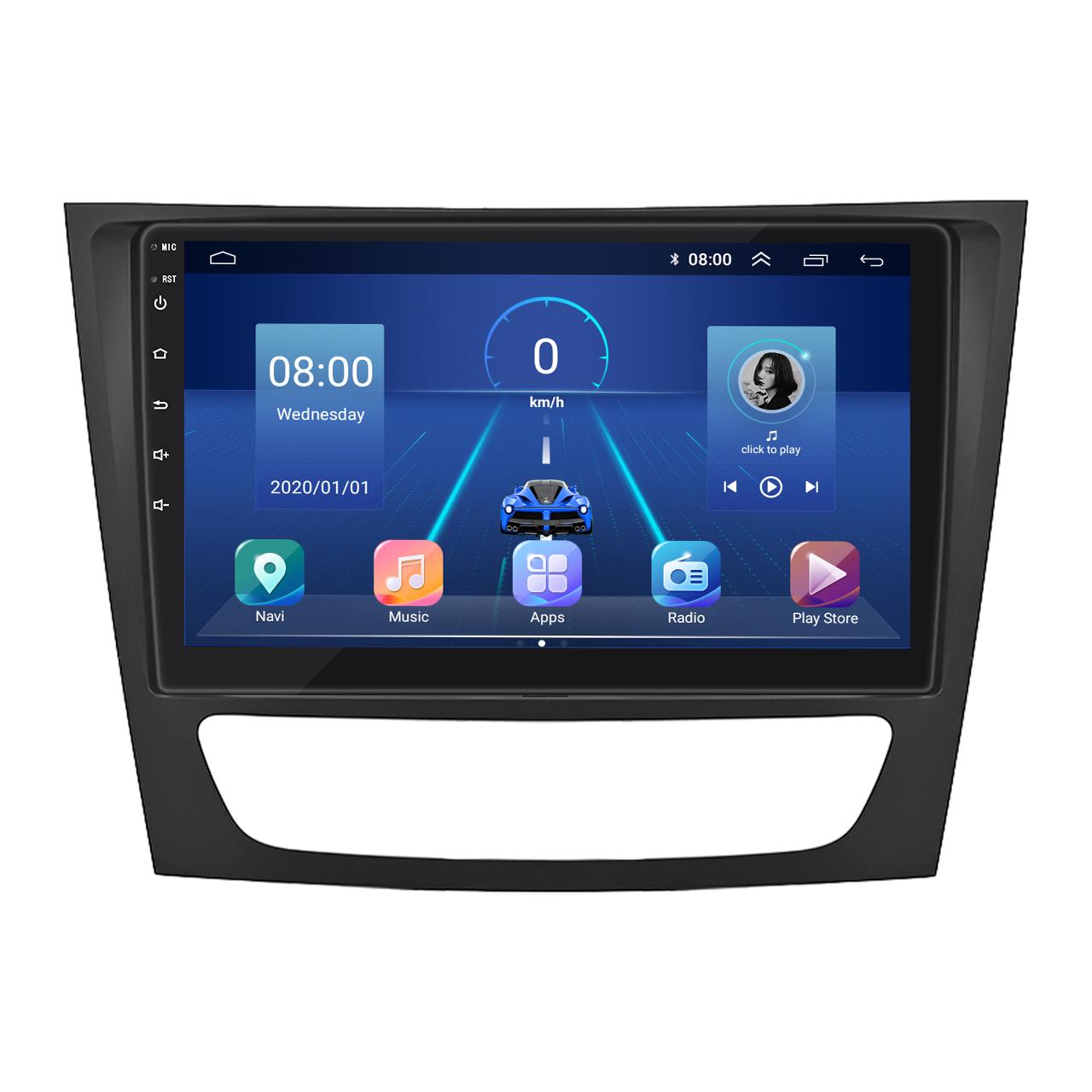 Штатная магнитола Lesko для Mercedes-Benz E-Класс III (W211, S211) Рестайлинг 2006-2009 9" 6/128Gb 4G GPS Top Штатная магнитола Lesko для Mercedes-Benz E-Класс III (W211, S211) Рестайлинг 2006-2009 9" 6/128Gb 4G GPS Top