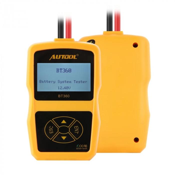 Тестер АКБ для легковых авто Autool BT360 12V - фото 2 Тестер АКБ для легковых авто Autool BT360 12V - фото 2
