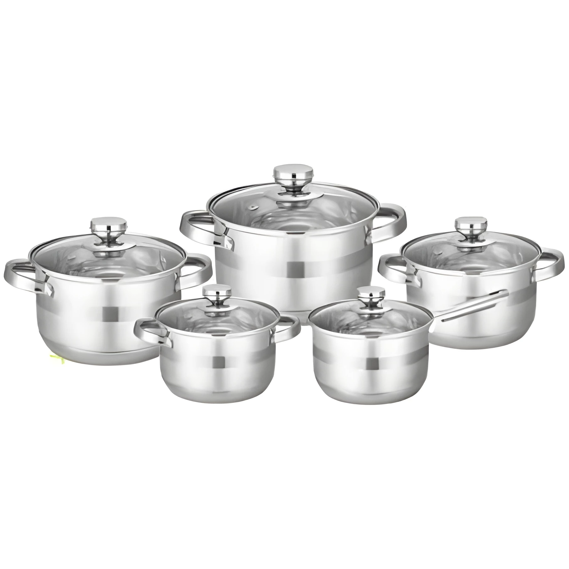 Набор посуды Edenberg EB-3709 нержавеющий с большой кастрюлей 10 пр. (57-46-EB-3709)