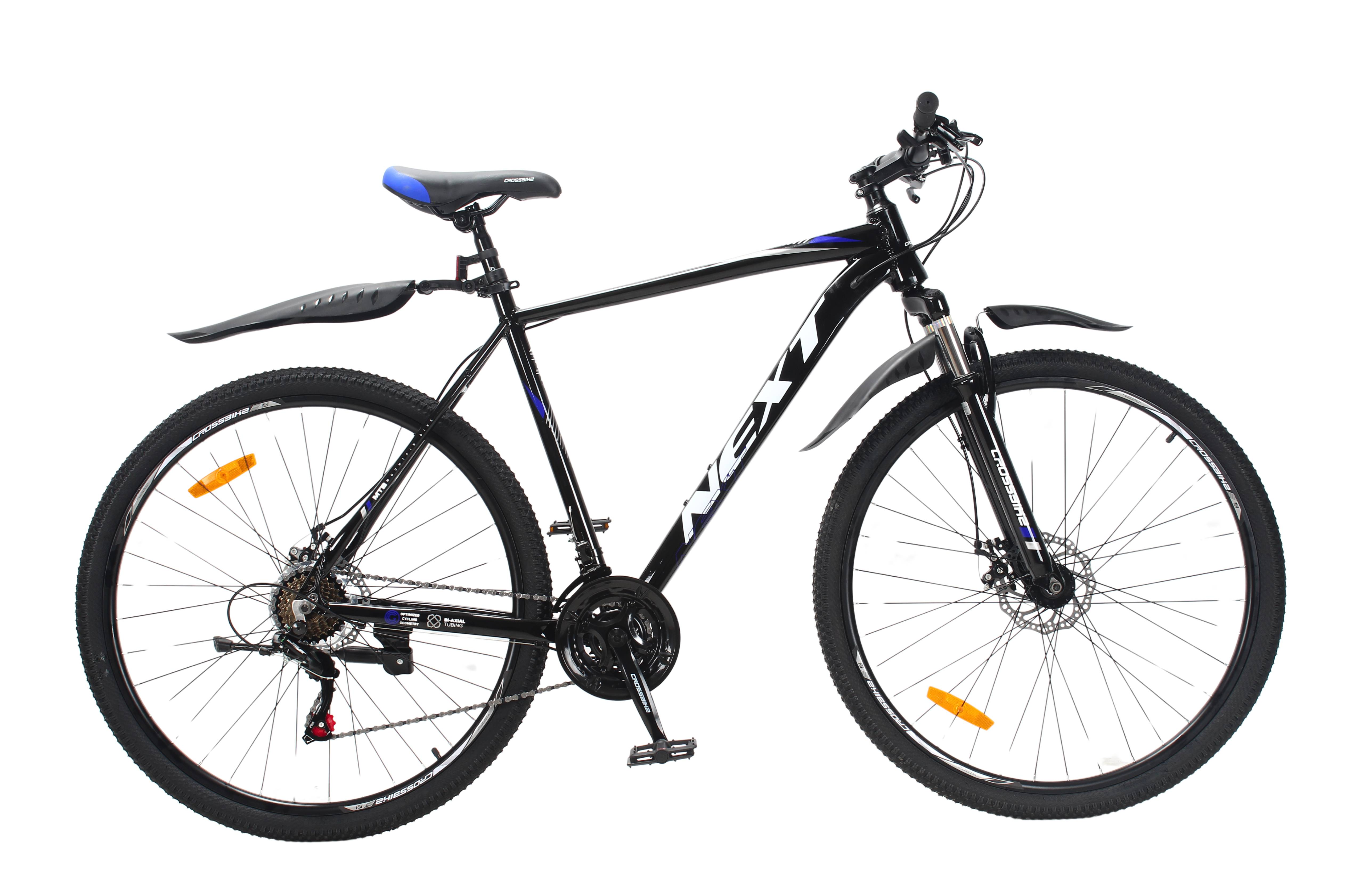 Велосипед Crossbike Next 2025 29" 22" Черно-синий