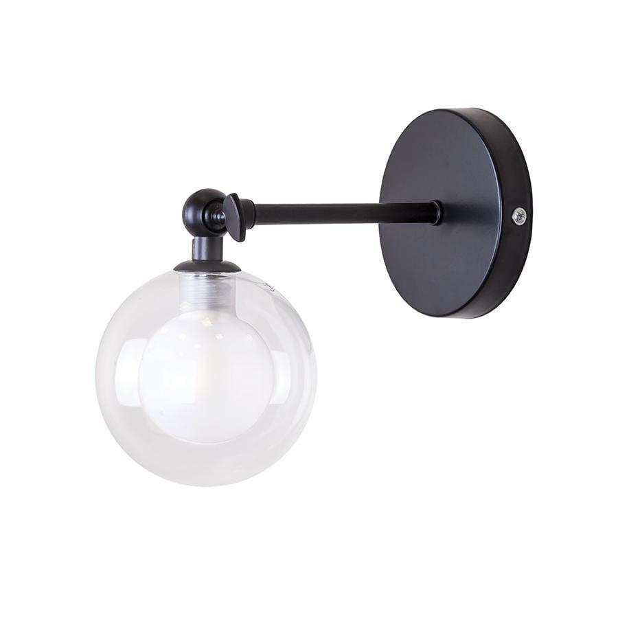 Настенный светильник Lighthouse LS-19449-1W BK/CLWH прозрачный плафон Черный