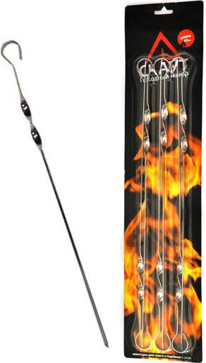 Набор шампуров Kamille скаут 6 шт. 45 см - фото 2 Набор шампуров Kamille скаут 6 шт. 45 см - фото 2