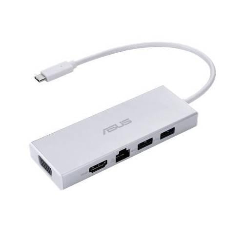Концентратор Asus OS200 USB-C Dongle Silver (8675540)