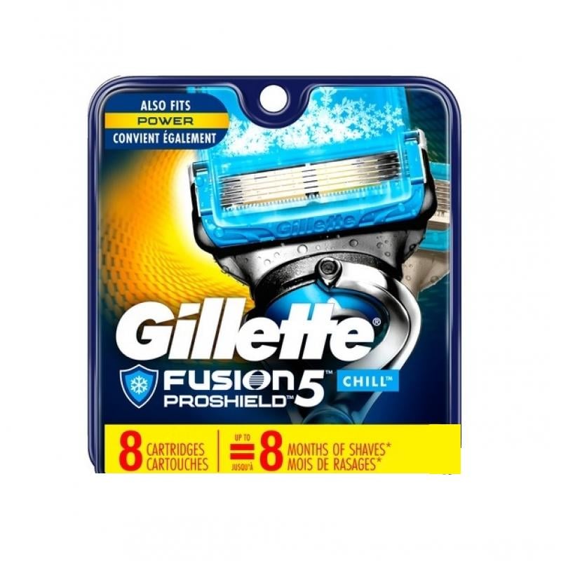 Картриджі змінні для гоління чоловічі Gillette ProGlide Power Chill США 8 шт. - фото 1