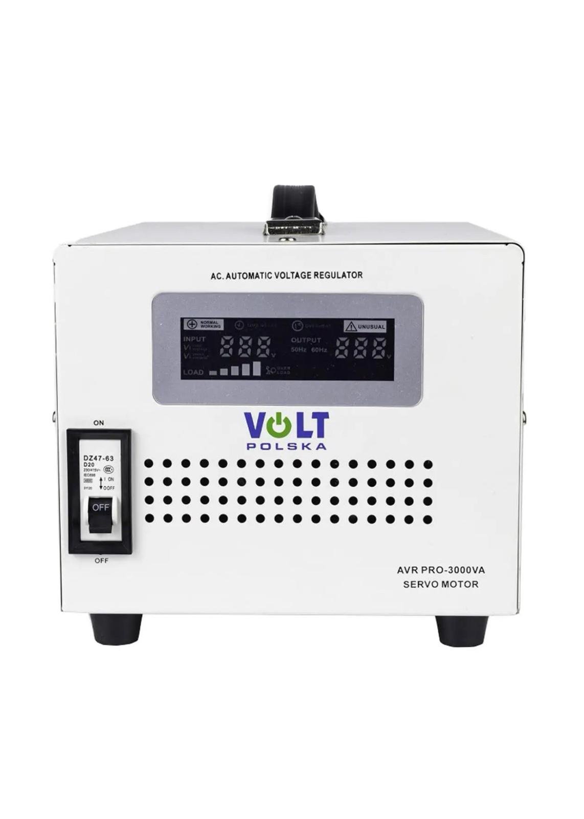 Стабілізатор напруги Volt Polska AVR PRO 3000VA 3% SERVO