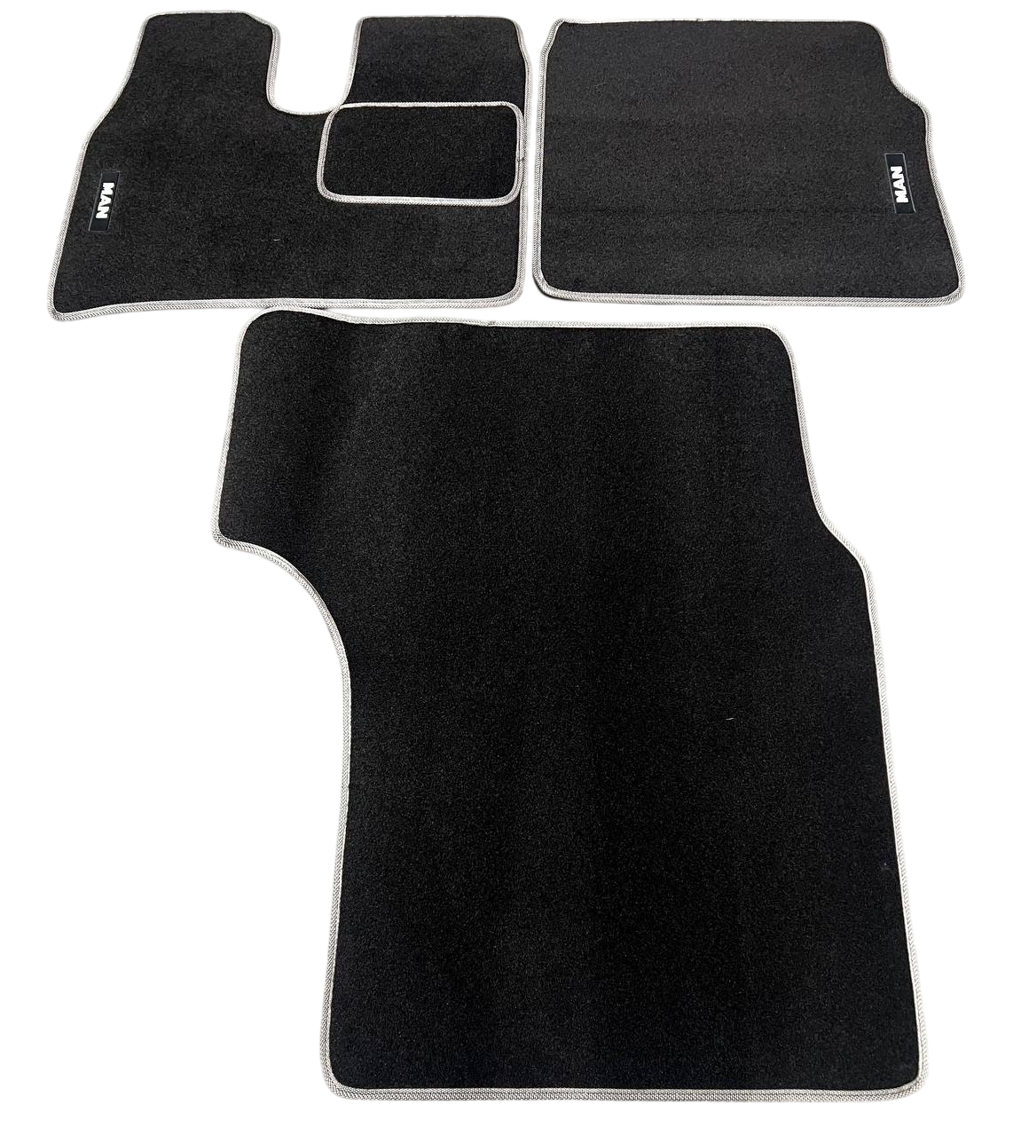 Килимки в салон ворсові для MAN TGA 410 широка кабіна 5 шт. Чорний (27327262)