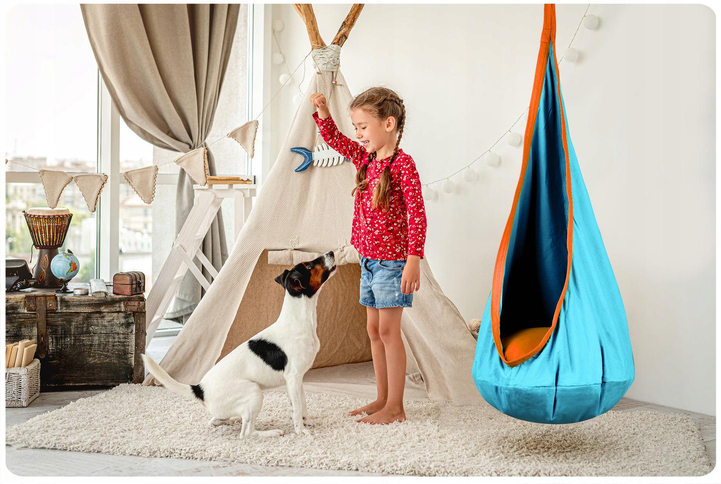 Кресло-качели подвесные NEO-SPORT кокон и подушка Бирюзовый (110005) - фото 6 Кресло-качели подвесные NEO-SPORT кокон и подушка Бирюзовый (110005) - фото 6