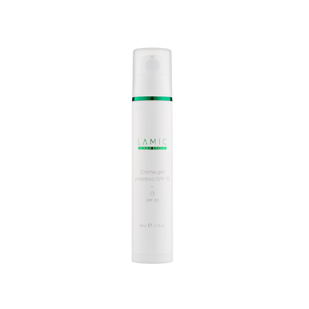 Крем-гель сонцезахисний для обличчя з SPF50 Lamic Cosmetici Creama-gel Protettivo SPF50 50 мл