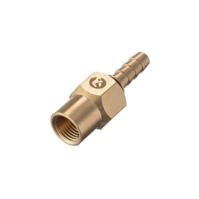 Шарнир с внутренней резьбой универсальный поворотный 1/4" на шланг из латуни Storm INTERTOOL PT-2201 8 мм (3-9-PT-2201)