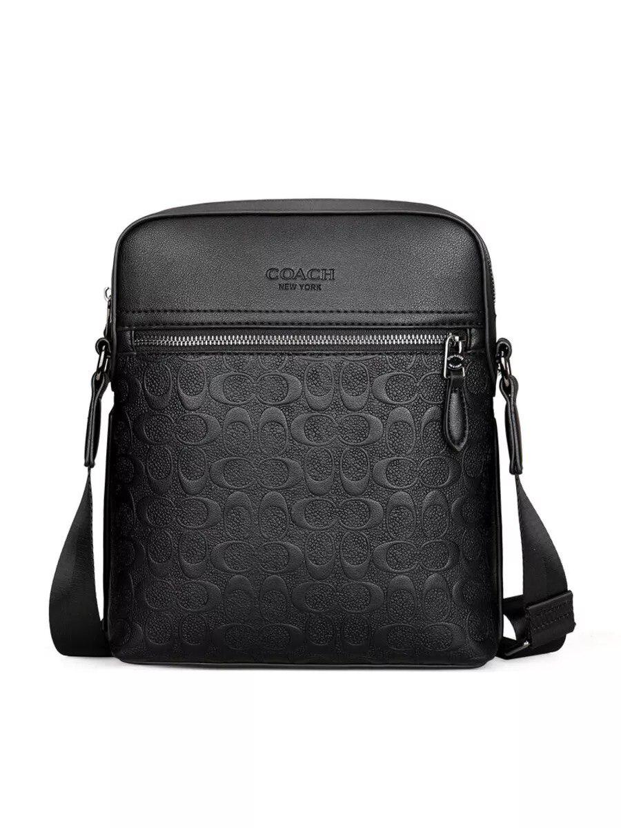 Сумка мужская через плечо Coach Черный